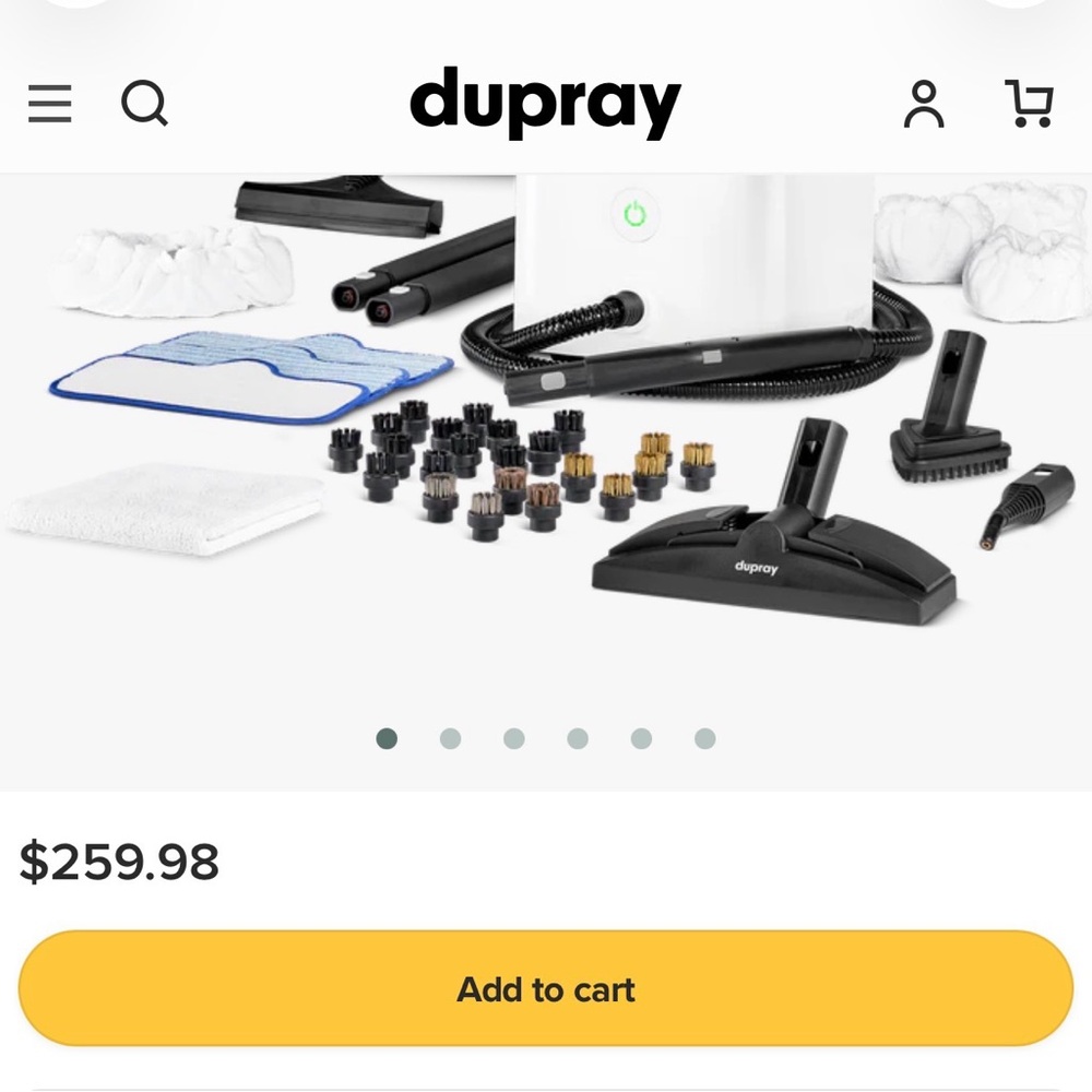 NEW Dupray NEAT Steam Cleaner with all Accessories